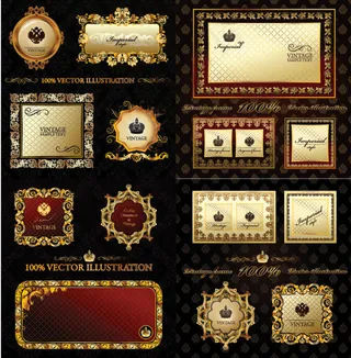 尊贵label及边框