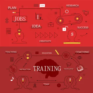 工作培训演示图