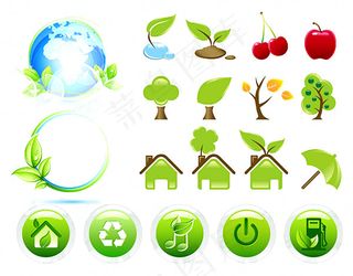 环保主题图标