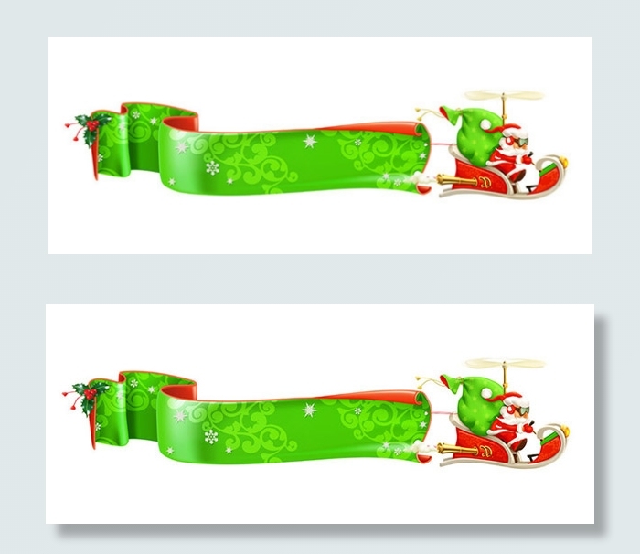 圣诞节广告元素