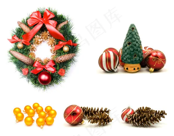 圣诞节装饰元素,免抠元素