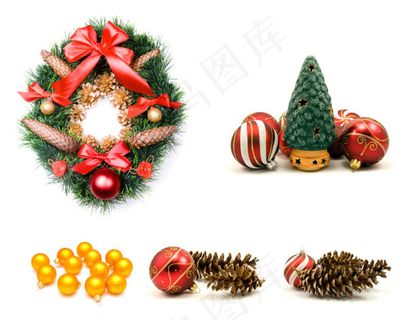 圣诞节装饰元素,免抠元素