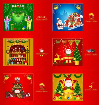 圣诞贺卡矢量