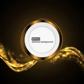 圆形波浪粒子背景