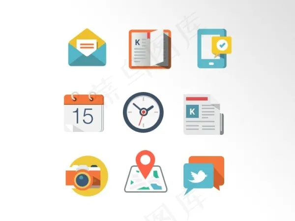 信息应用图标,免抠元素psd模版下载