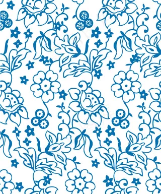 线条花朵花纹背景,背景元素