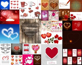 创意爱心情人节