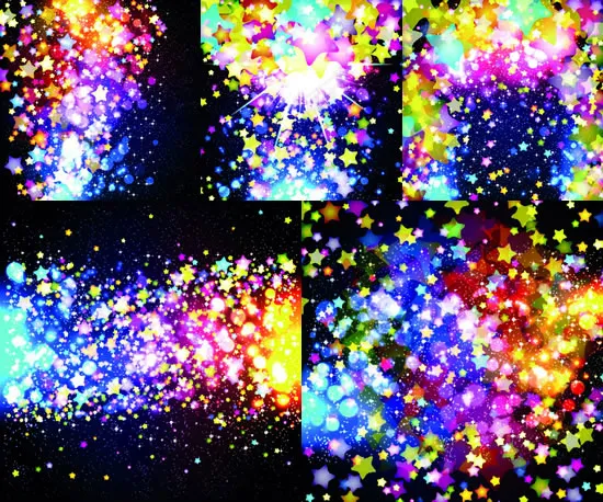 闪亮星星背景eps,ai矢量模版下载