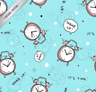 闹钟无缝背景