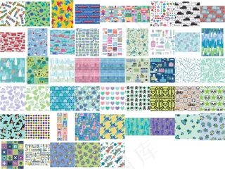 可爱背景矢量4,背景元素