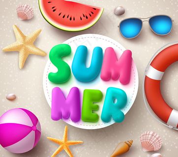 海洋元素海报背景