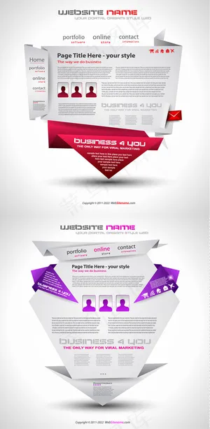 创意个人网站页面 创意个人网站页面