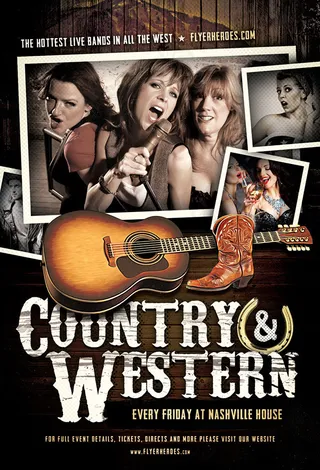 欧美风酒吧海报