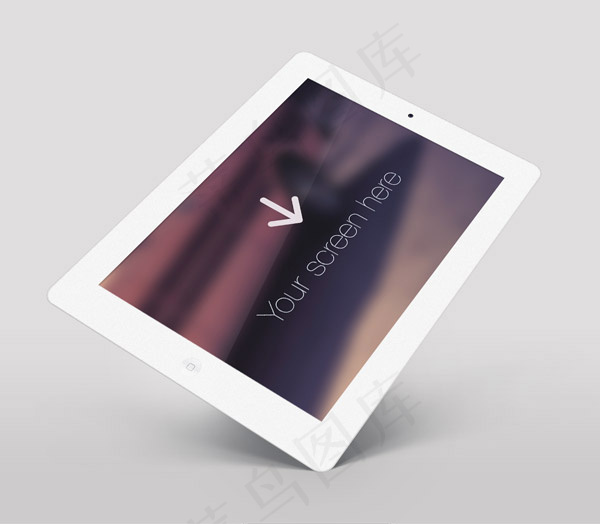 iPad2屏幕展示psd模版下载