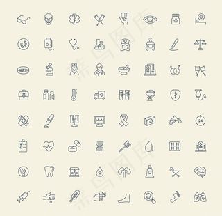 医疗器材图标,免抠元素