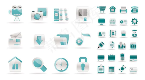 网页简约图标,免抠元素,背景元素