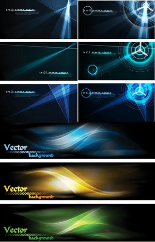 绚丽的动感光晕