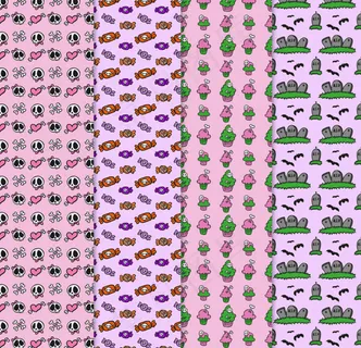 万圣节无缝背景