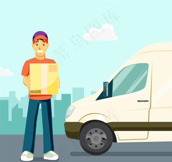 快递员男子