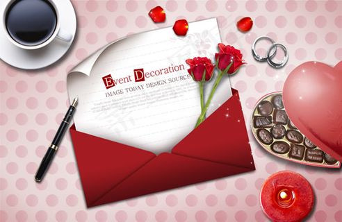 巧克力情人节背景