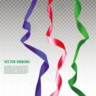 彩色丝带彩带