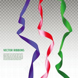 彩色丝带彩带