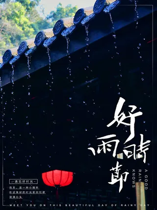 好雨时节海报