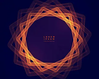 发光抽象线条背景