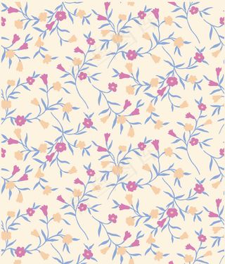 凌乱牵牛花花纹