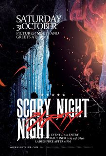 神秘夜色派对海报