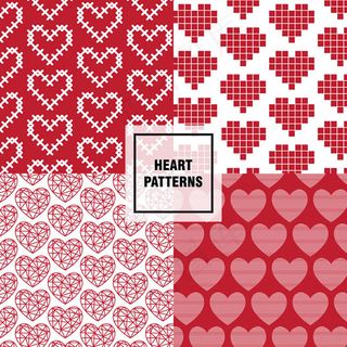 爱心无缝背景