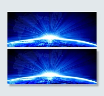 地球地平线背景