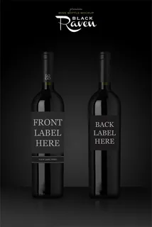 红酒瓶贴设计瓶身贴