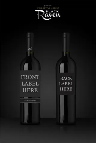 红酒瓶贴设计瓶身贴