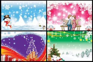 圣诞海报背景
