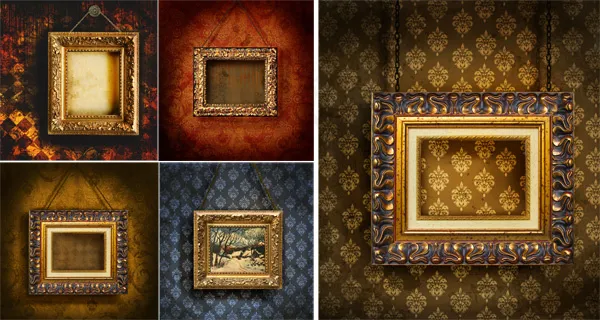 古典木质相框