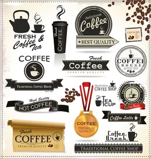 咖啡主题元素