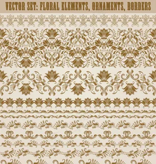 欧式复古花纹边框