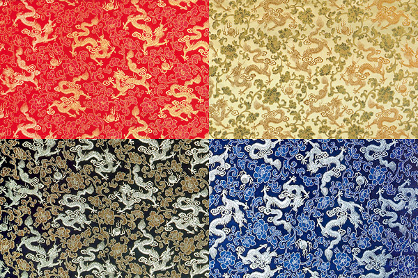 龙戏珠布料背景,背景元素