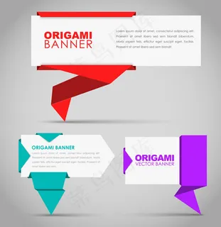 折纸banner标签
