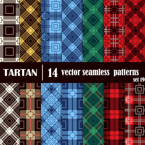 方格布料无缝背景