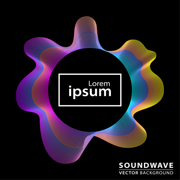 抽象声波背景