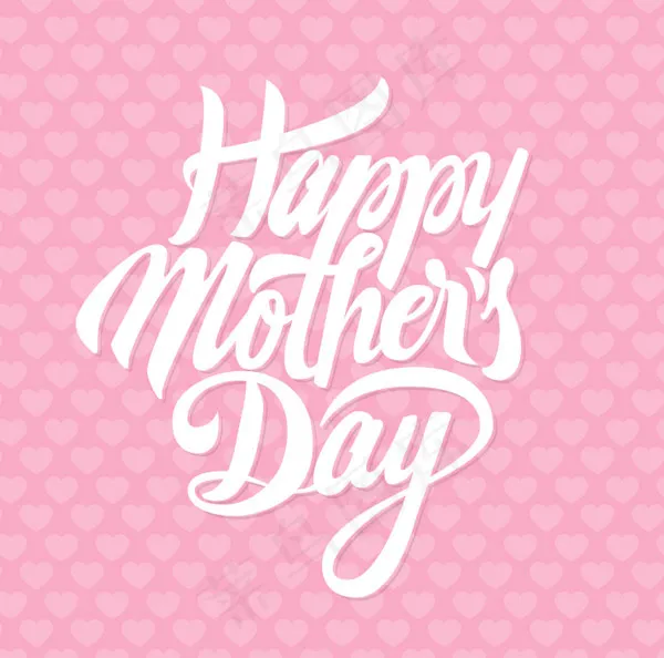 母亲节快乐ai矢量模版下载