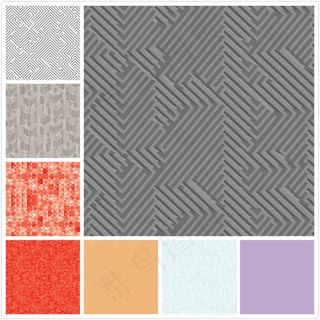 折线回曲纹背景