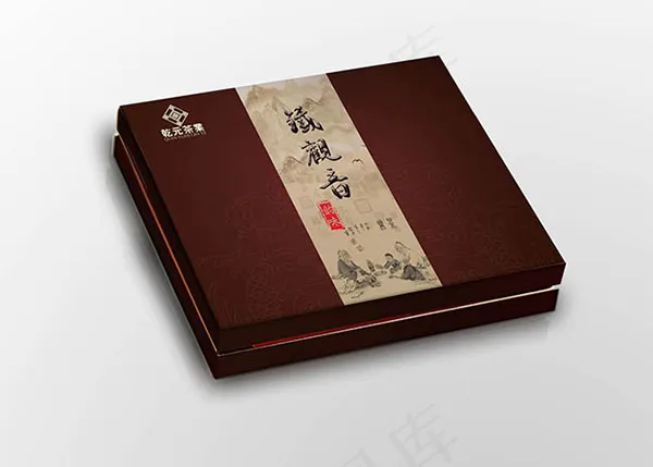 铁观音茶叶包装cdr矢量模版下载