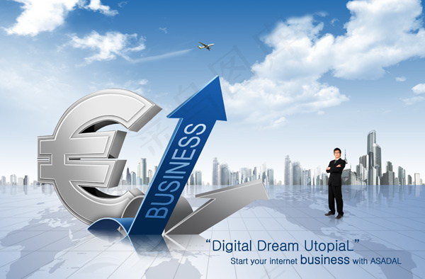 货币符号与箭头