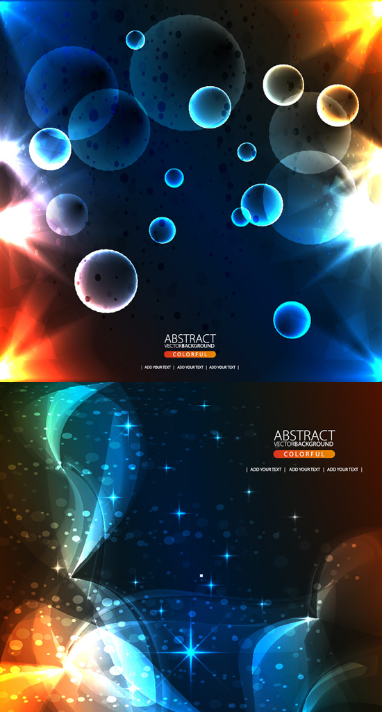 炫光密集光斑背景,背景元素