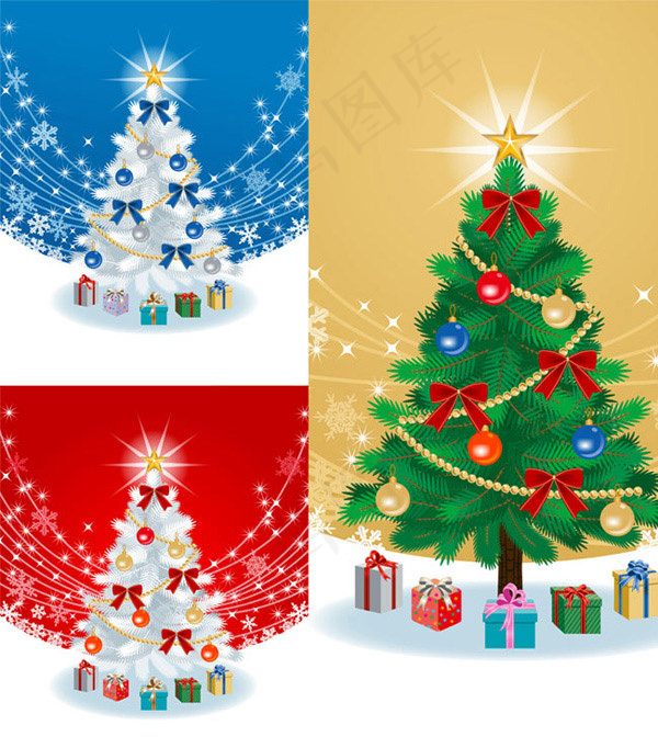 圣诞节圣诞树灯饰