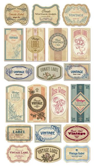 怀旧欧式label