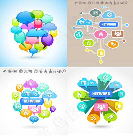 云联想图ai矢量模版下载